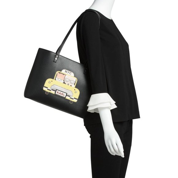 KARL LAGERFELD PARIS Maybelle Taxi Tote bag - Picture 4 of 9
